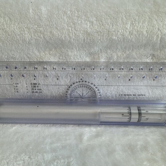 Rolling Parallel Ruler Universal Translation Angle Balance Drawing Measure Tools - Picture 3 of 9
